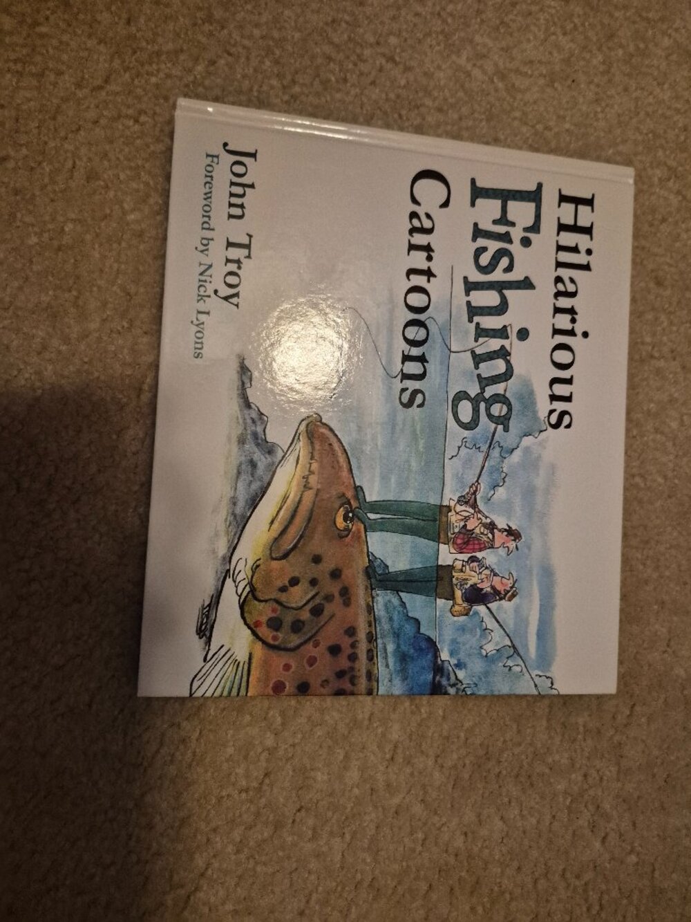 Cartoon fishing book